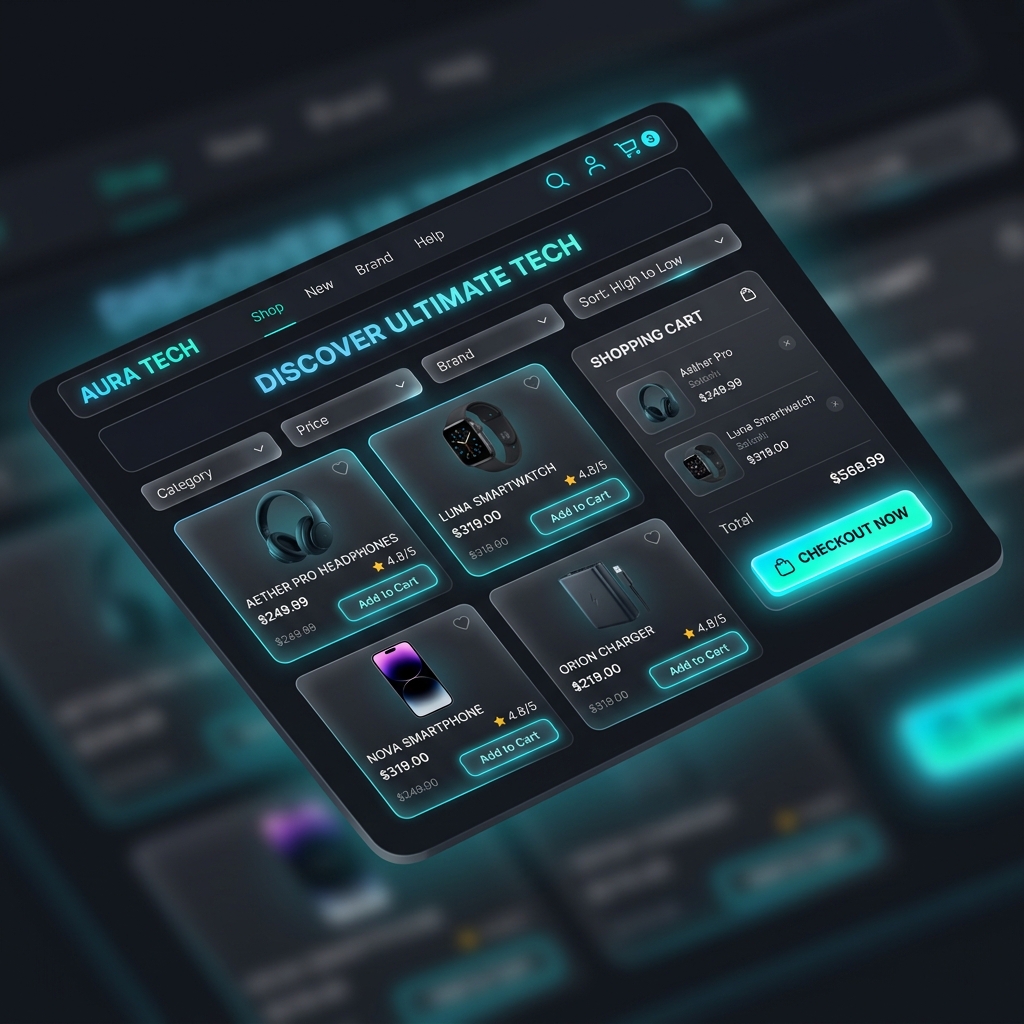 Shopping Frontend Mockup