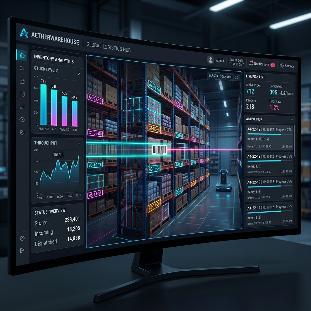 Warehousing Backend Mockup